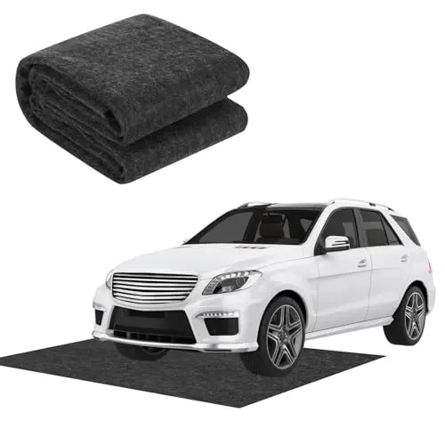5 x 6Ft Oil Spill Mat, Garage Floor mats for Under Car Garage Rugs Durable Waterproof Non-Slip Backing Contains Liquids Protects Garage Floor Surface for Under Cars