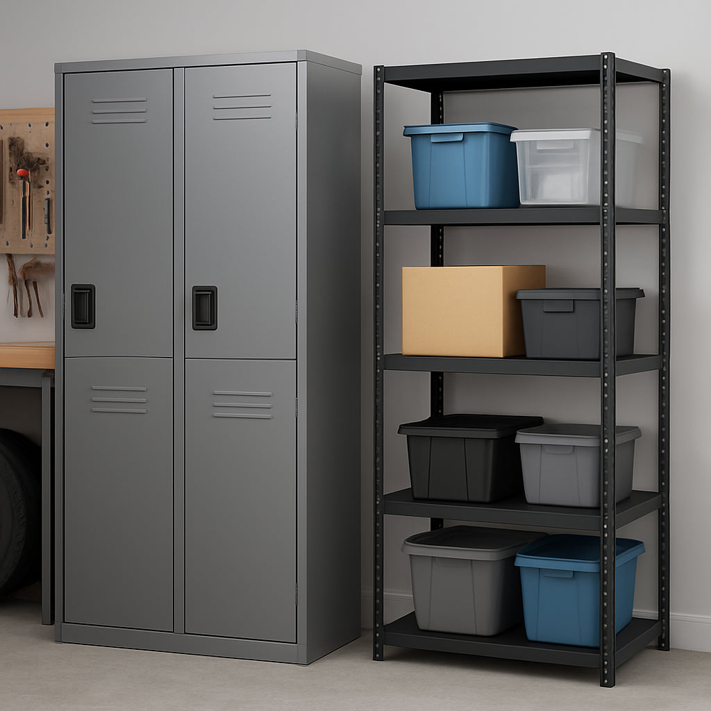 Featured image for Garage Storage Lockers vs Garage Shelving: Which Is Best?