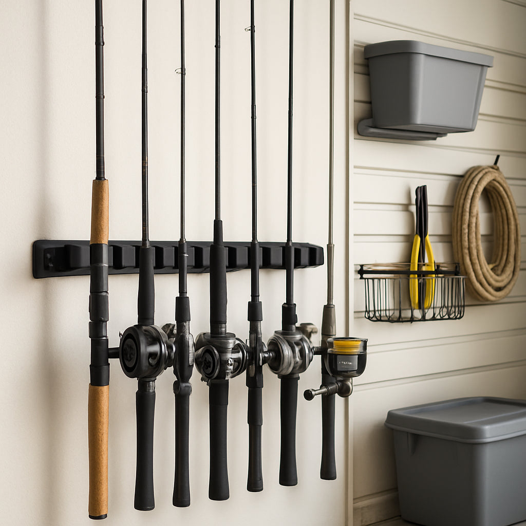 Featured image for Garage Fishing Rod Storage vs. Garage Wall Storage: Best Choice