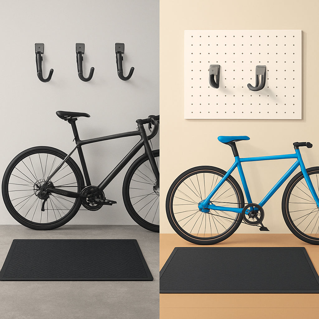 Featured image for Garage Hooks and Mats vs. Garage Bike Storage: Best Solutions Compared