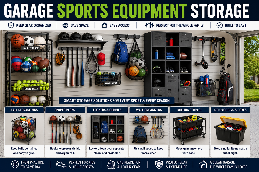 Featured image for Garage Sports Equipment Storage Review: Top Picks for Organized Spaces