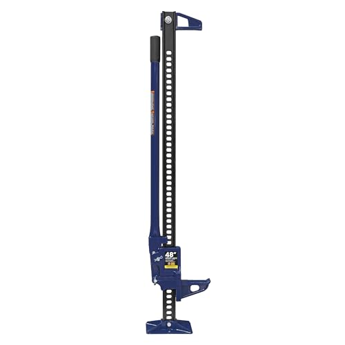 TCE ATR6501BU Torin 48" Ratcheting Off Road Utility Farm Jack, 3 Ton (6,000 lb) Capacity, Blue