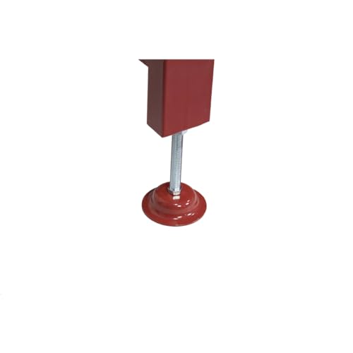 K Tool International 75111 60" x 34" Heavy Duty Work Table for Garages, Repair Shops and DIY, 1200 lb., 31" Height, Raised Edges, Bottom Shelf, Leveling Feet, 13 Gauge Steel, Powder Coated Finish, Red