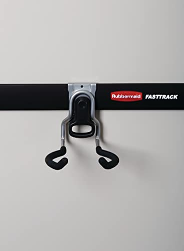 Rubbermaid Garage FastTrack Power Tool Holder Satin Nickel Wall Mounted Storage System Holds up to 50 pounds for Home/Garage/Tool Organization