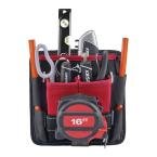 HUSKY 7 in. 3 Pocket Tape SpunTuff heavy-duty water-resistant Tool Storage Tool Belts and Pencil Pouch