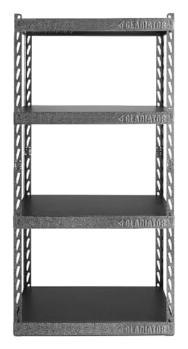 Gladiator 30" Wide EZ Connect Rack with Four 15" Deep Shelves, GARC304RGG