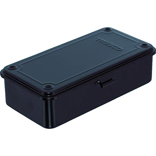 TRUSCO T-190MBK Trunk Tool Box, 8.0 x 4.3 x 2.2 inches (203 x 109 x 56 mm), Matte Black