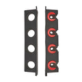 Berkley Twist Lock Fishing Rod Rack, Stores 4 Rods, Black, Soft Foam Grip Pads Protect Rod Finishes, Durable Construction, Easy to Mount with Common Tools