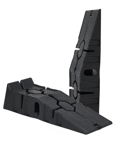 Garvee Plastic Car Service Ramps,Portable Low Profile Car Ramps