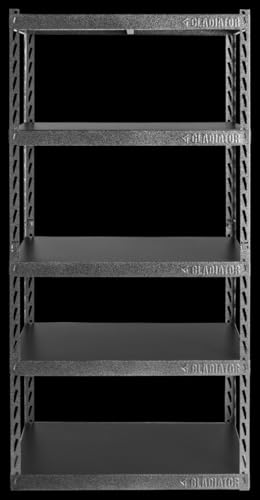 Gladiator 36" Wide EZ Connect Rack with Five 18" Deep Shelves, GARK365TGG