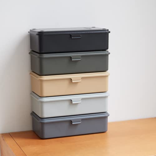 TRUSCO T-190LG Trunk Tool Box, 80.9 x 4.2 x 2.0 inches (203 x 109 x 56 cm), Light Gray