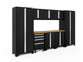 NewAge Products Bold Series Black 9 Piece Set, Garage Cabinets, 63151
