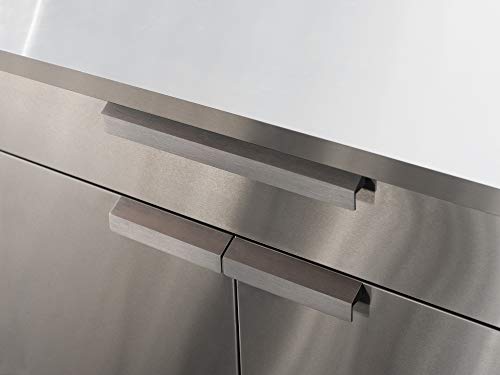 NewAge Products Outdoor Kitchen Classic Series Stainless Steel 32in 2-Door Split Cabinet, Outdoor Kitchen Cabinet for BBQ Island, 70004