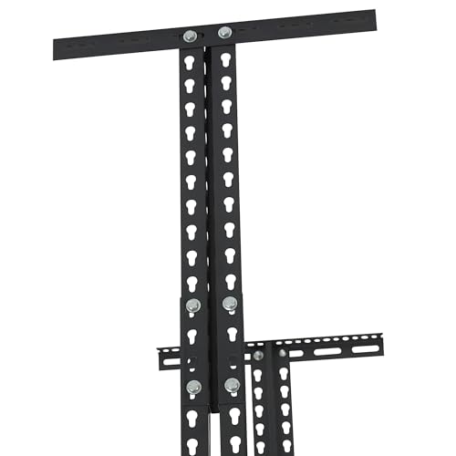 Klutch Overhead Garage Storage Rack — Adjustable Height, 96in.L x 48in.D x 23–37in.H