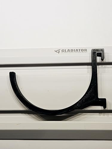 5-Pack J-Hook Set for Gladiator Gearwall and Geartrack Storage System, Various Sizes 1-5 Inch, Black, Made in USA