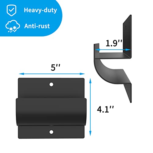 Ladder Hooks for Garage Wall,Ladder Hanger Garage Organization- Wall Mount Wheelbarrow Hanger, Patio Furniture, Chair & Ladder - Ladder Holder Wall Mount (1 Pack)