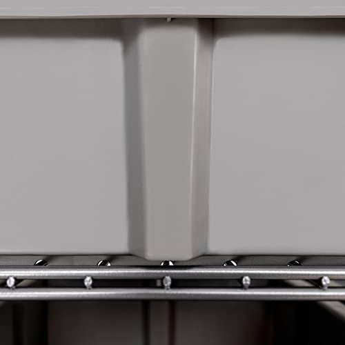 Seville Classics WEB560 7-Tier NSF 21 Bin Rack Shelving, Gray