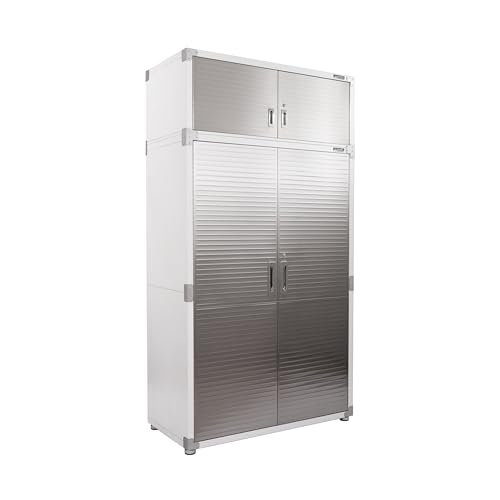 Seville Classics UltraHD® 2-Piece Mega Storage Cabinet Set, White