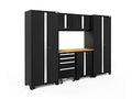 NewAge Products Bold Series Black 7 Piece Set, Garage Cabinets, 63056
