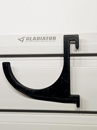 5-Pack J-Hook Set for Gladiator Gearwall and Geartrack Storage System, Various Sizes 1-5 Inch, Black, Made in USA