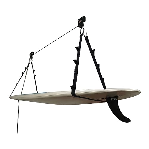 Extreme Max 3004.0204 Kayak/Canoe/Bike/Ladder Hoist & Lift for Storage in Shop or Garage - 120 lb. Capacity,Black