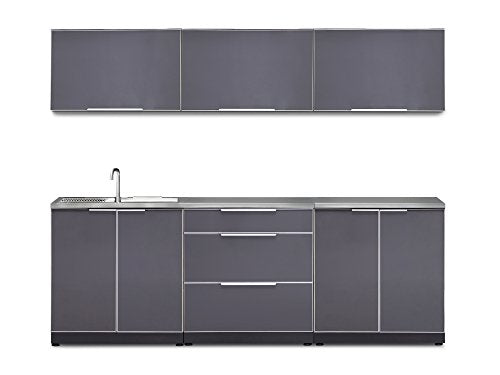 NewAge Products Inc. Cabinet Aluminum, (7 Piece) Outdoor Kitchen Set, 66249