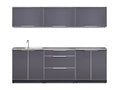 NewAge Products Inc. Cabinet Aluminum, (7 Piece) Outdoor Kitchen Set, 66249