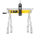 YELLOW JACKET Engine Hoist Shop Crane Engine Leveler 1500lbs Steel with Ball Bearing and Adjustable Handle