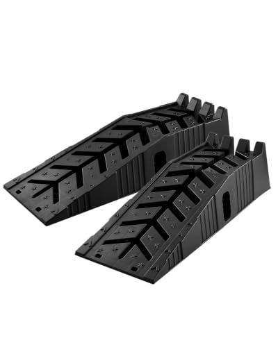 Heavy Duty Car Ramps, 2 PCS 16000 lbs GVW Capacity, 7.6 in Lift Height