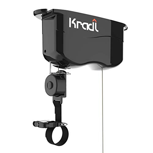 Kradl - Ceiling Mount Bike Lift and Rack. Bicycle Storage Hoist Without Electricity, Clumsy Ropes or Pulleys. 25 Pound Capacity.