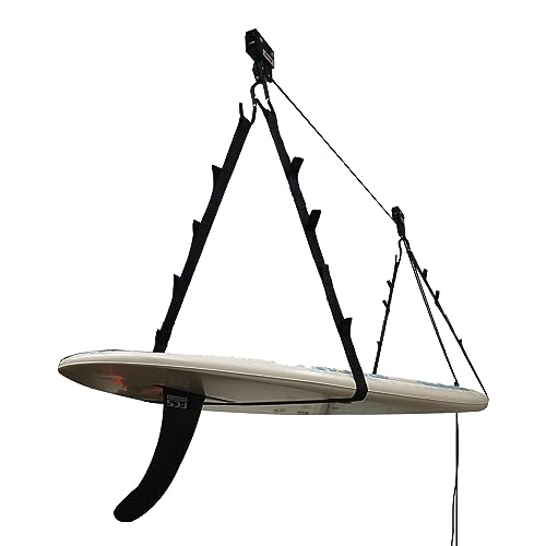 Extreme Max 3004.0204 Kayak/Canoe/Bike/Ladder Hoist & Lift for Storage in Shop or Garage - 120 lb. Capacity,Black