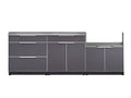 NewAge Products Inc. Cabinet Aluminum, (4 Piece) Outdoor Kitchen Set, Covers, 65276