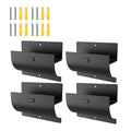 Juformin Heavy-Duty Ladder Hanger-Wall Mount Ladder Hook-Garage Wall Wheelbarrow Hangers-4 Pack