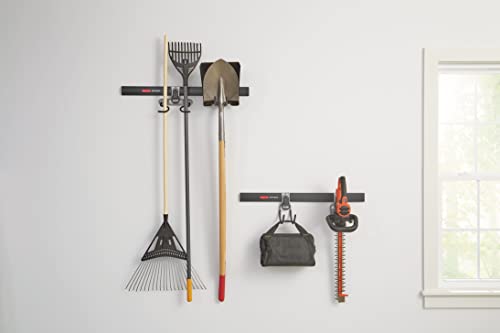 Rubbermaid FastTrack Garage Storage System Tool Hanging Kit, Wall Mount Holder for Garden Lawn Tools/Garage/Home Organization