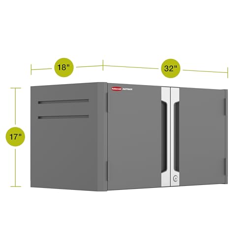 Rubbermaid FastTrack Single 2-Door Cabinet, Garage Storage Systems, Garage Organization