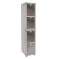 Seville Classics UltraHD® 4-Door Stackable Locker Cabinet, Granite