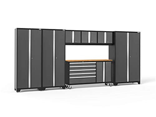 NEWAGE PRODUCTS INC. Bold Series Gray 7 Piece Set, Garage Cabinets, 50506