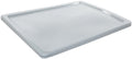 Rubbermaid Commercial Palletote Storage Stack and Nest Lid, 2 Cu. Ft, Gray Tote, for Warehouse/Garage/Cleaning/Maintenance