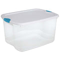 Sterilite 64 Qt. White Latching Storage Tote - 1 Each
