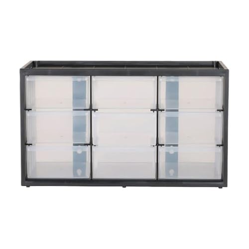 CRAFTSMAN Plastic Storage Organizer Bin System, 9 Compartment, Modular, Home Office (‎CMST40709)