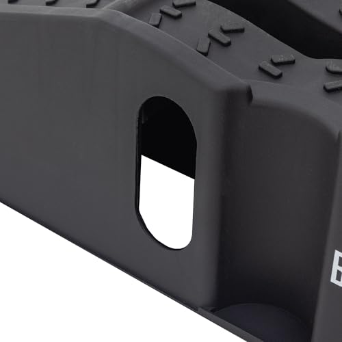 Black Widow Car Service Ramps for Oil Change, 8,000 lb GAWR, 6.25" Lift