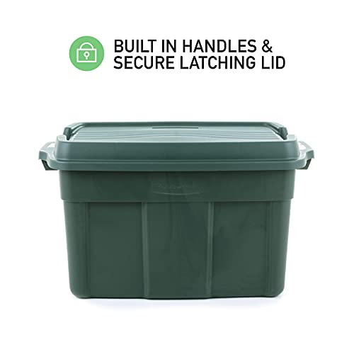 Rubbermaid 3 Pack High Top Storage Containers for Garage and Home Use, 37 Gallon