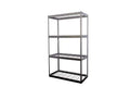 SafeRacks Garage Storage Rack - Hammertone | Steel Shelving Unit | 2'D x 4'W x 7'T