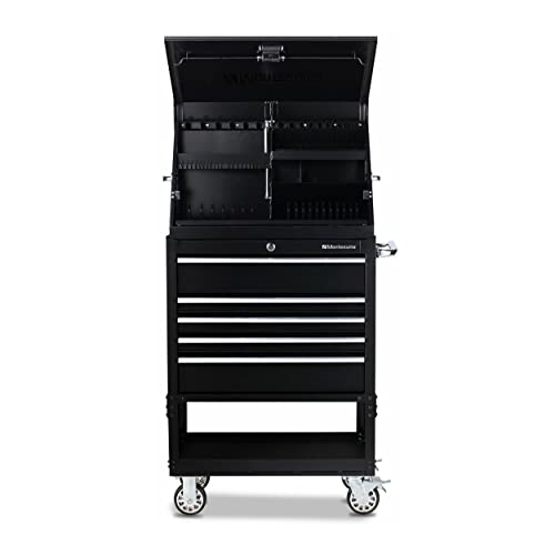 Montezuma ME300B 30-Inch Portable TRIANGLE Toolbox, Black