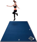 Gorilla Mats Large Exercise Mat – 7' x 5' x 1/4" – Ultra Durable Thick Workout Mat for Home Gym Flooring – Non-Slip, Flat, Fitness, Yoga & Weight Lifting Floor Mat – Shoe Friendly