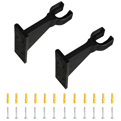 Premium Heavy-Duty Wall Hanging Holder for Garden Power Tools, Garage Storage Organizer, Storage Hooks for Trimmer, Holds up to 300lbs, Fits EGO 56V Trimmer and Edger, Ego Power/Edger(2Pcs/6-Hole)