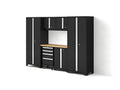 NewAge Products Bold Series Black 7 Piece Set, Garage Cabinets, 63054