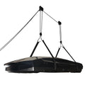 2026 Upgrade Cargo Box Garage Pulley System, Heavy-Duty Aluminum Ceiling Hoist, 125 lbs Capacity Overhead Storage Lift for Cargo Box, Kayak, Ladder, Bike, Black, Fits 10-18ft Ceilings