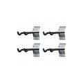Flow Wall Long Hook, Hanging, 40 Lb., Gray/Black