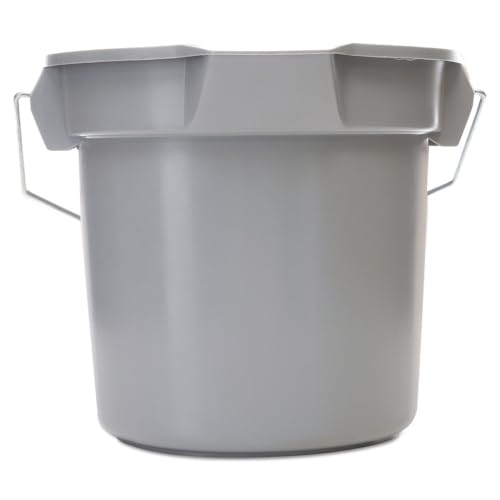 RCP261400GY - 14 Quart Round Utility Bucket